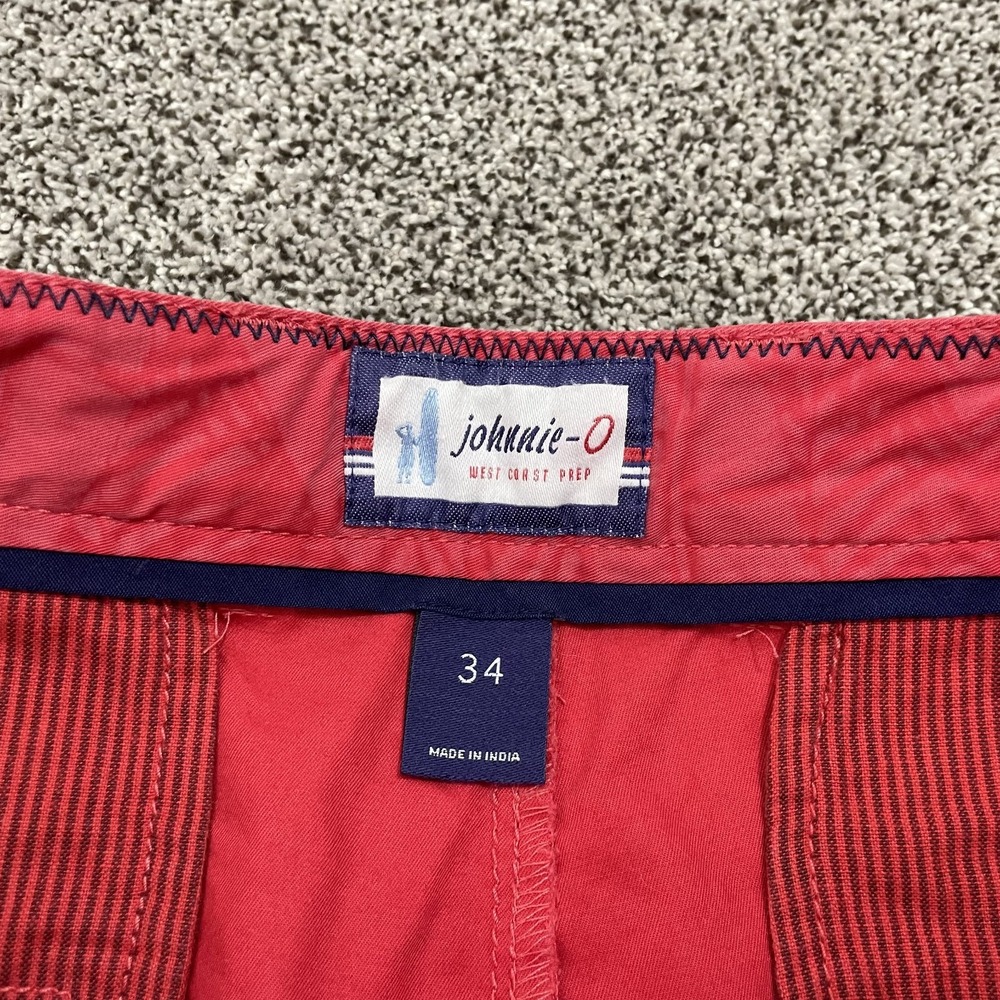 Johnnie-O Shorts Mens 34 West Coast Prep Floral Preppy Performance Stretch Golf - Picture 7 of 13